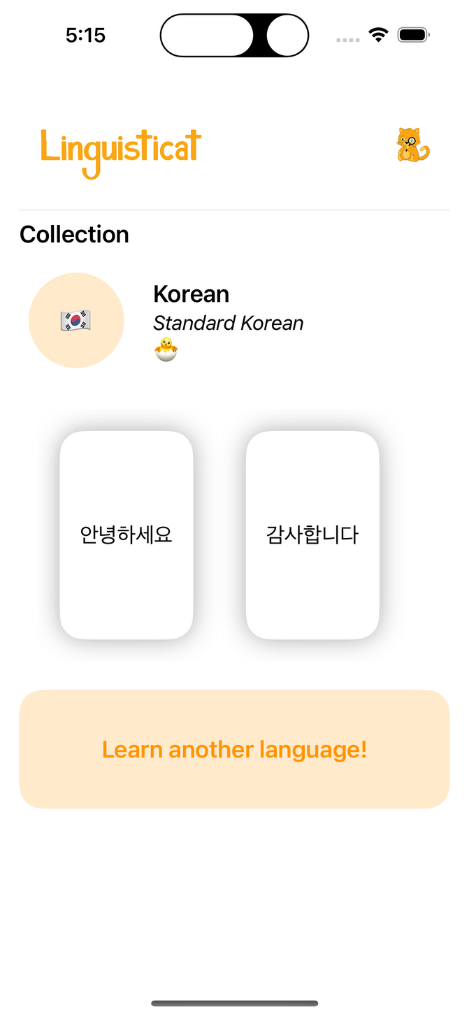 1. add the languages you want to learn